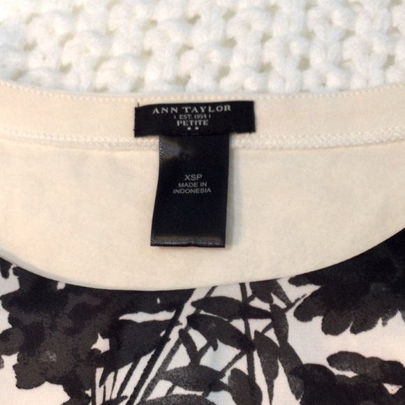 Ann Taylor Sleeveless Floral Top XSP - Picture 6 of 12